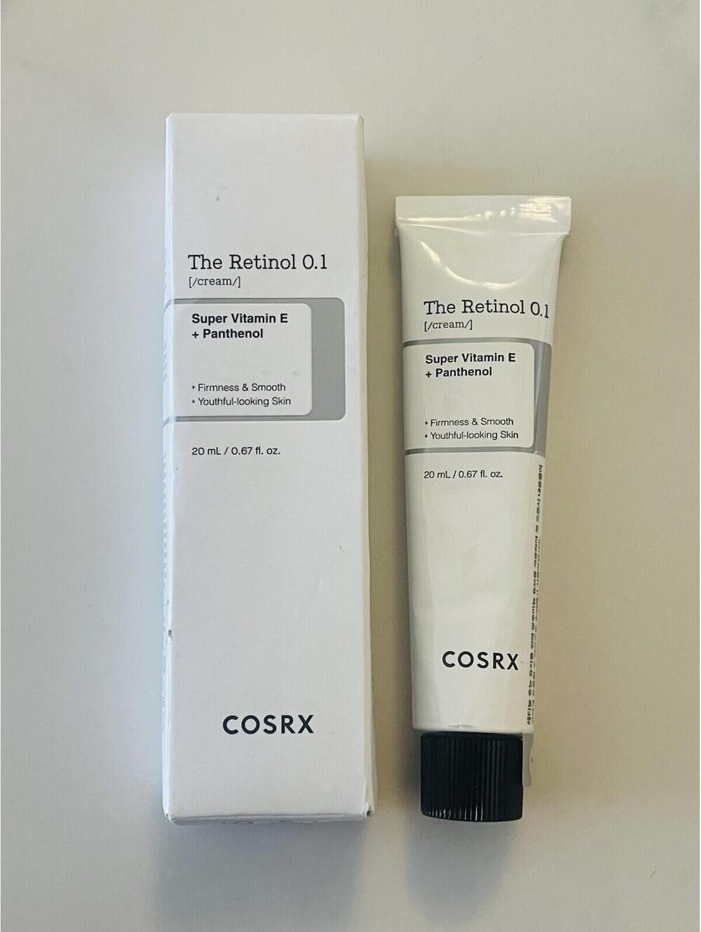 COSRX Retinol 0.1% Cream 0.67oz Anti Aging Retinoid With Vit E & Panthenol - NEW